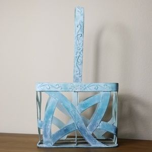 Wine Bottle Holder Coastal Patina